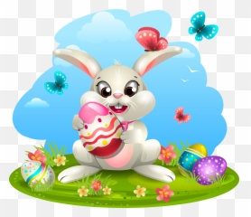 Download Egg Eggs Decorating With Bunny Easter Clipart PNG - Happy My Son Quotes Emoji
