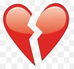 Broken Emoji - Emojis De Whatsapp Corazon Roto,Simple Heart Emoji