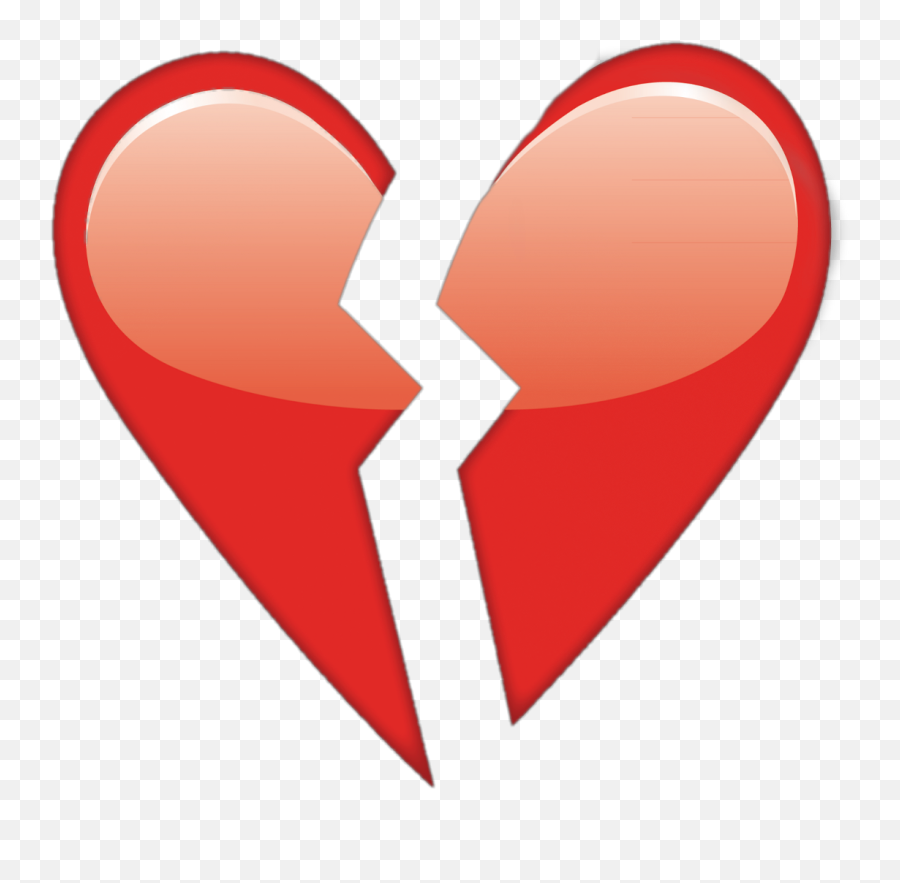 Broken Emoji - Emojis De Whatsapp Corazon Roto,Simple Heart Emoji