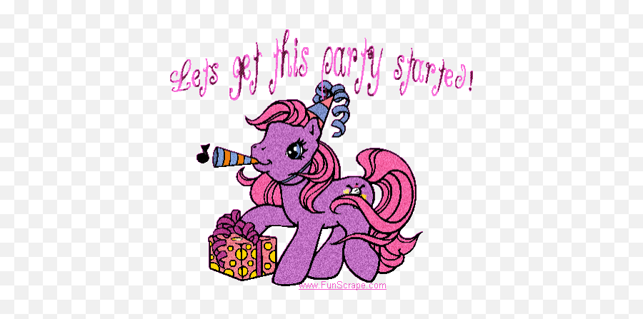 Pink Partys Stickers For Android Ios - Happy Birthday Unicorn Birthday Gif Emoji,21st Birthday Emoji