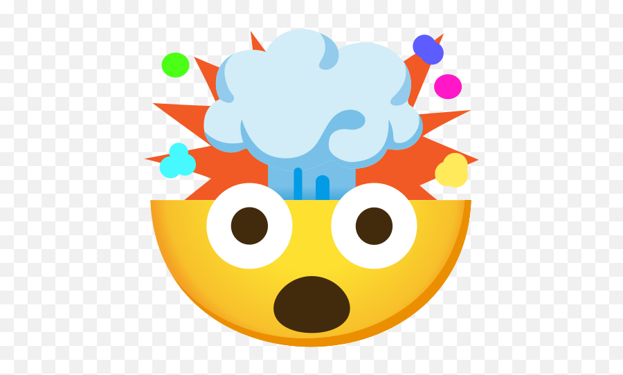 Exploding Head Emoji - Exploding Head Emoji,Explosion Emoji