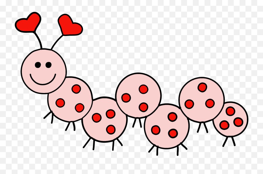 Love Bug Clip Art - Valentines Love Bug Clipart Emoji,Caterpillar Emoji