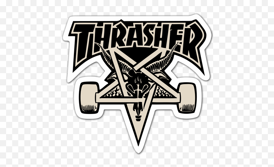 Stickers Skate Png - Buscar Con Google Thrasher Revista Stickers Skate Png Emoji,Shaka Emoji Android