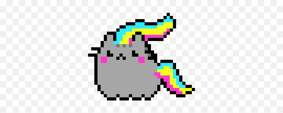 Top 20 Des Pixel Art Licorne Arc - Enciel Licorne Addict Pixel Unicorn Art Emoji,Nyan Cat Emoji Google Chat