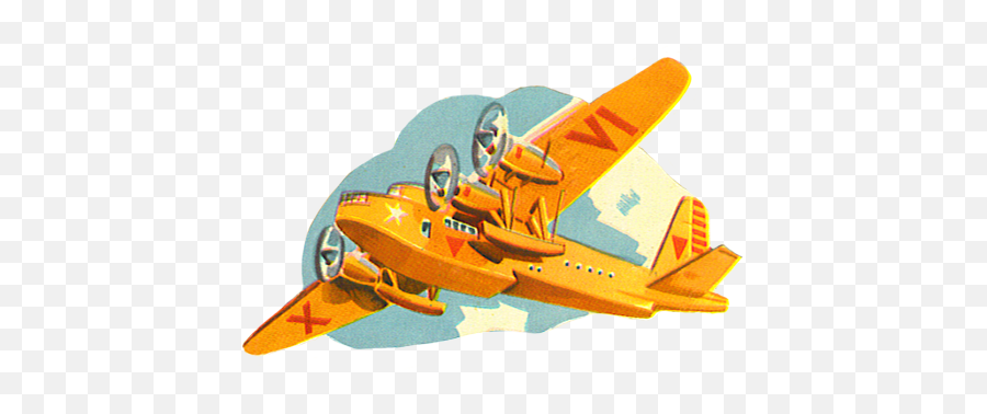 Free Old Airplane Cliparts Download - Vintage Art Png Emoji,Emoji Horse And Plane