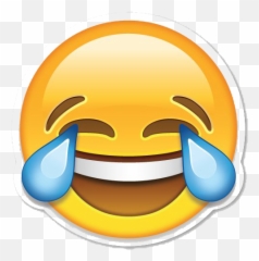 5569 Crying Free Clipart - Laughing Crying Emoji Transparent Background,Sobbing Emoji