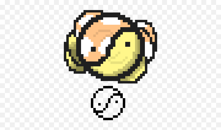 Koy Fish Yin Yang - Pixel Art Pac Man Emoji,Yin Yang Emoticon