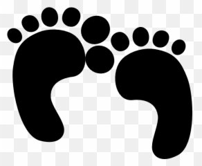 Free Foot Steps Png Download Free Clip Art Free Clip Art - Baby Clip Art Black Emoji,Feet Emoji