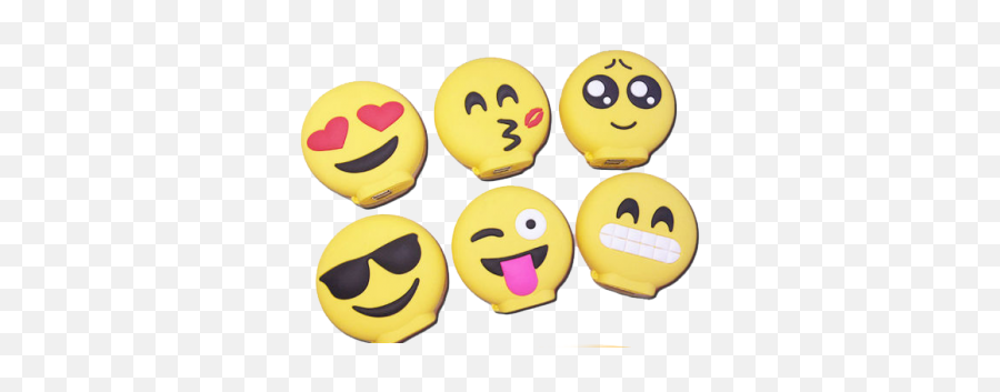 Smiley Emoji 8800mah Power Bank - Smiley,Power Emoji