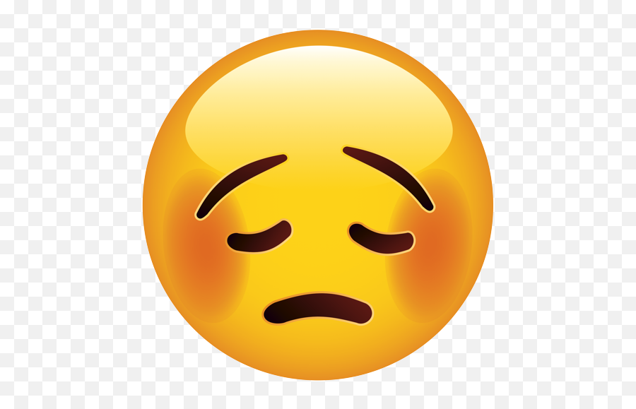 Emoji - Pensive Flushed,Flushed Emoji