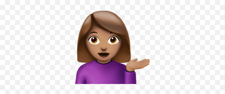 Emoji Aesthetic Iphone Tumblr Whatsapp - Woman Tipping Hand Emoji,Brown Girl Emoji