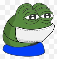 Trending Stickers For Whatsapp - Pepe With Mask Corona Emoji,Pepe Emoji