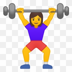 Woman Lifting Weights Emoji Meaning With Pictures -