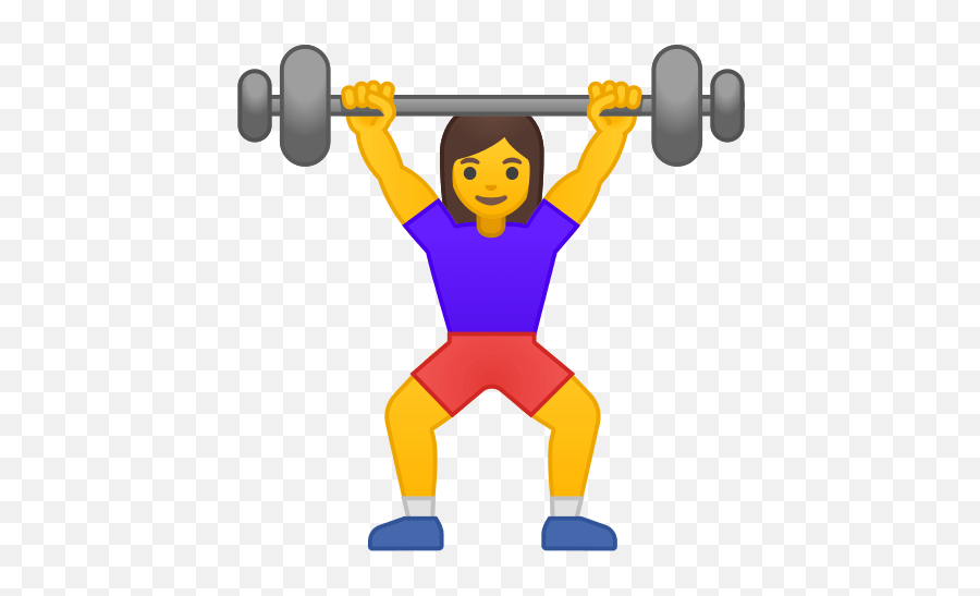 Woman Lifting Weights Emoji Meaning With Pictures - Woman Lifting Weights Emoji,Muscle Emoji Png