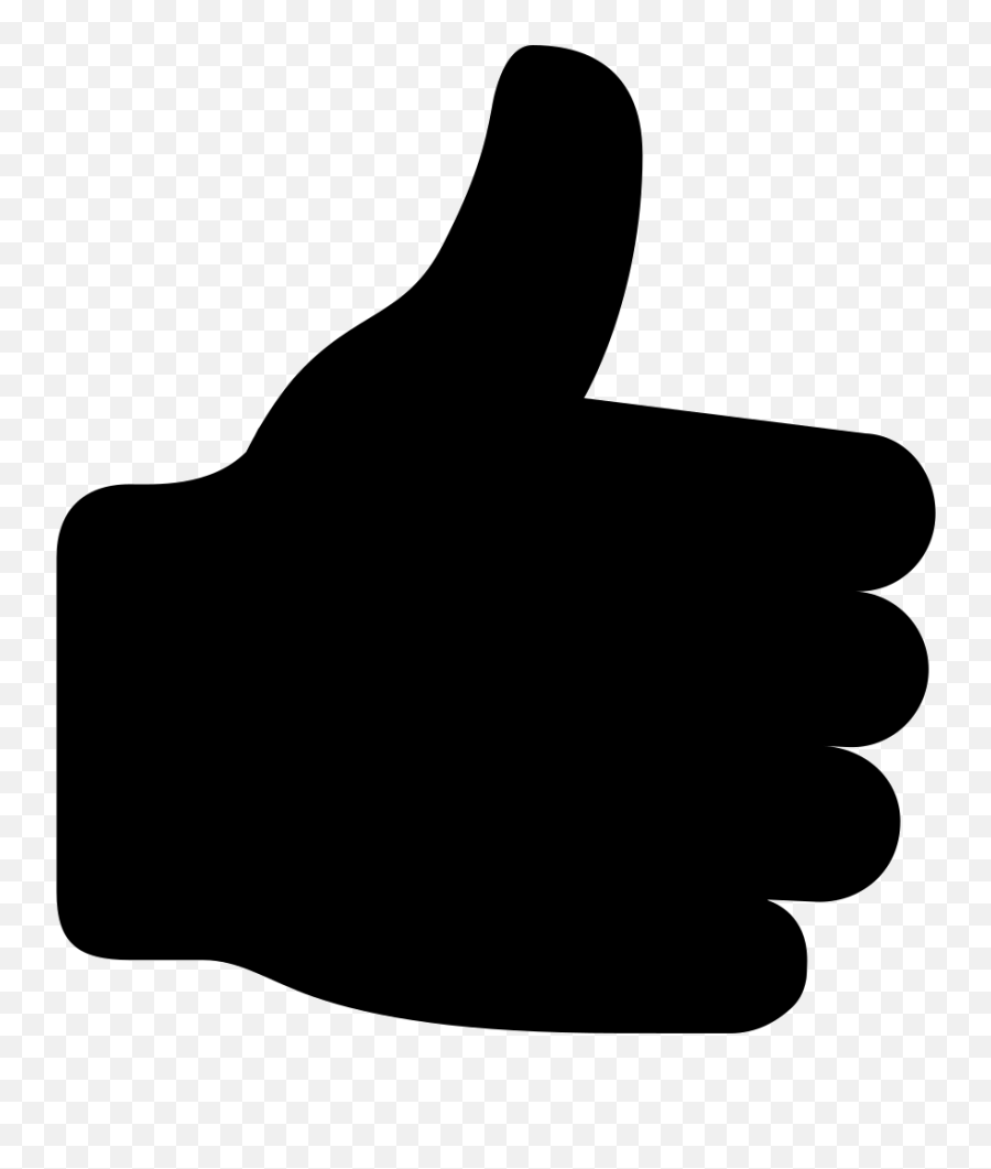 Thumbs Up Clipart Png - Banner Black And White Stock Clipart Thumb Signal Emoji,Thumbsup Emoji