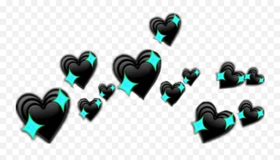 Hearts Heart Crown Heartcrown Emoji - Crown Snapchat Filters Hearts,Dumbbell Emoji