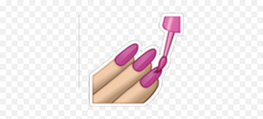 Nail Polish Emoji T - Shirt Roblox Whatsapp Nails Emoticon,Match Emoji