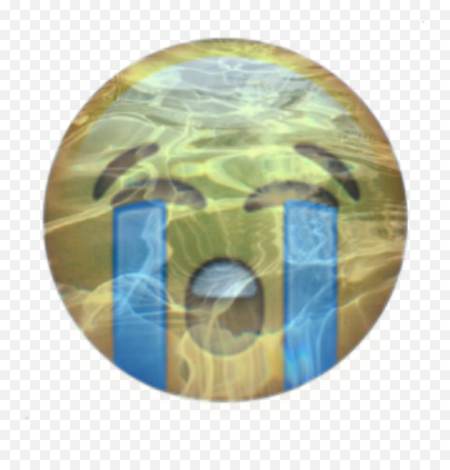 Download Sad Crying Water Ocean Emoji - Circle Hd Png Aesthetic Blue Pictures Waves,Blue Sad Face Emoji