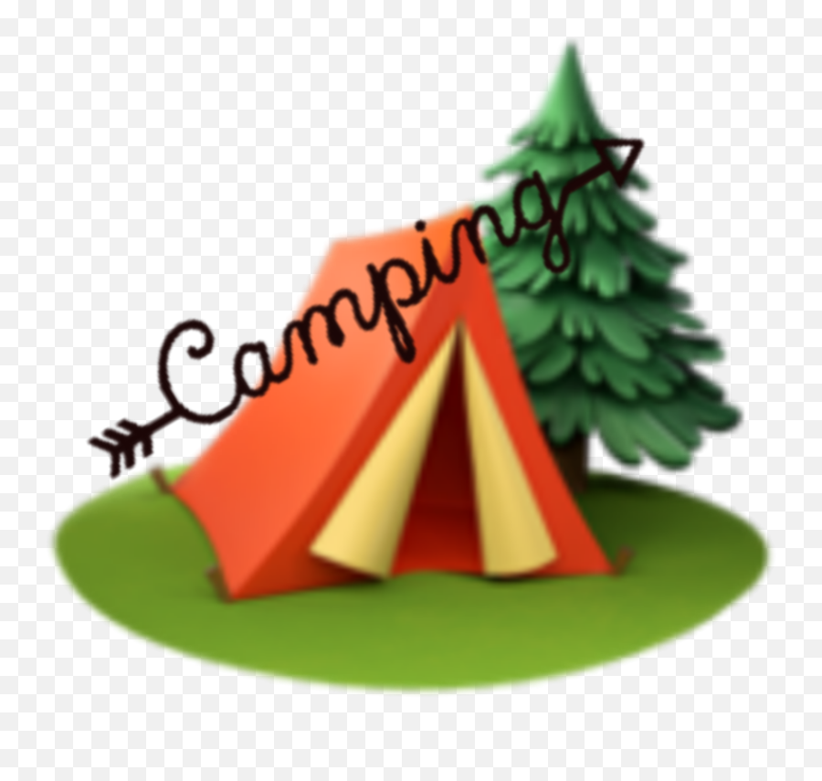 Camp Camping Emoji Mix Sticker - Christmas Day,Camping Emoji