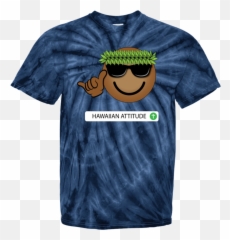Hawaiian Emoji Tye Dye - Attitude Cartoon Pic Download