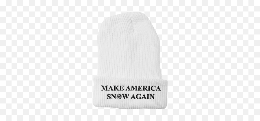 Make America Snow Again Beanie - Us Flag Emoji,Emoji Beanie