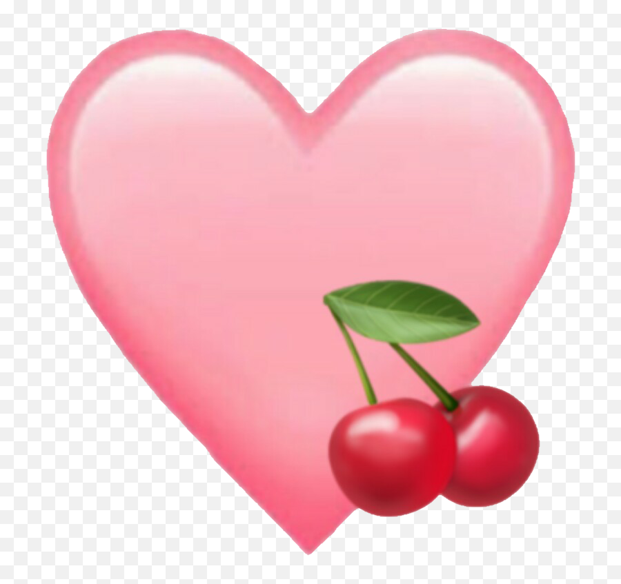 Cherry Hearts Heartemoji Cherrys Sticker By Lucy - Black Cherry,Heartemoji