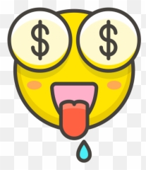 Download Money Mouth Face Emoji - Icon,Mouth Emoji