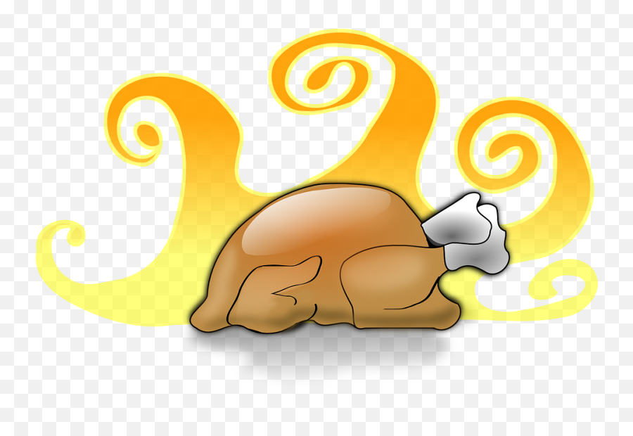 Free Roast Food Vectors - Turkey Clipart Small Emoji,Snail Emoji