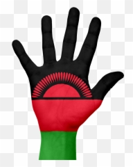 Malawi Flag Hand National Fingers - Australian Png Emoji