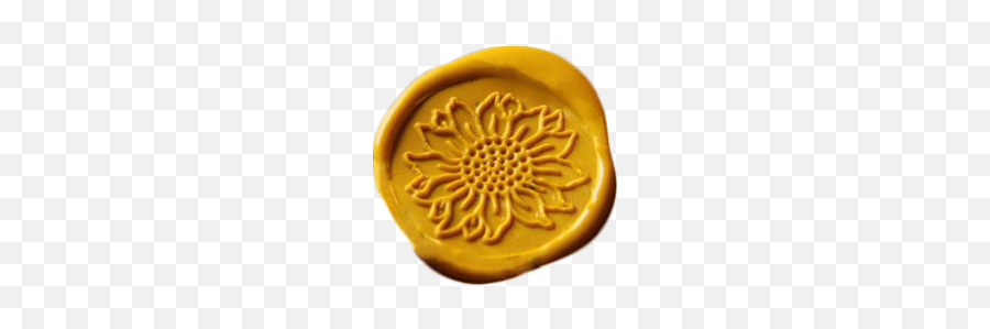 Malia Munn - Sunflower Wax Seal Stamp Emoji,Mooncake Emoji