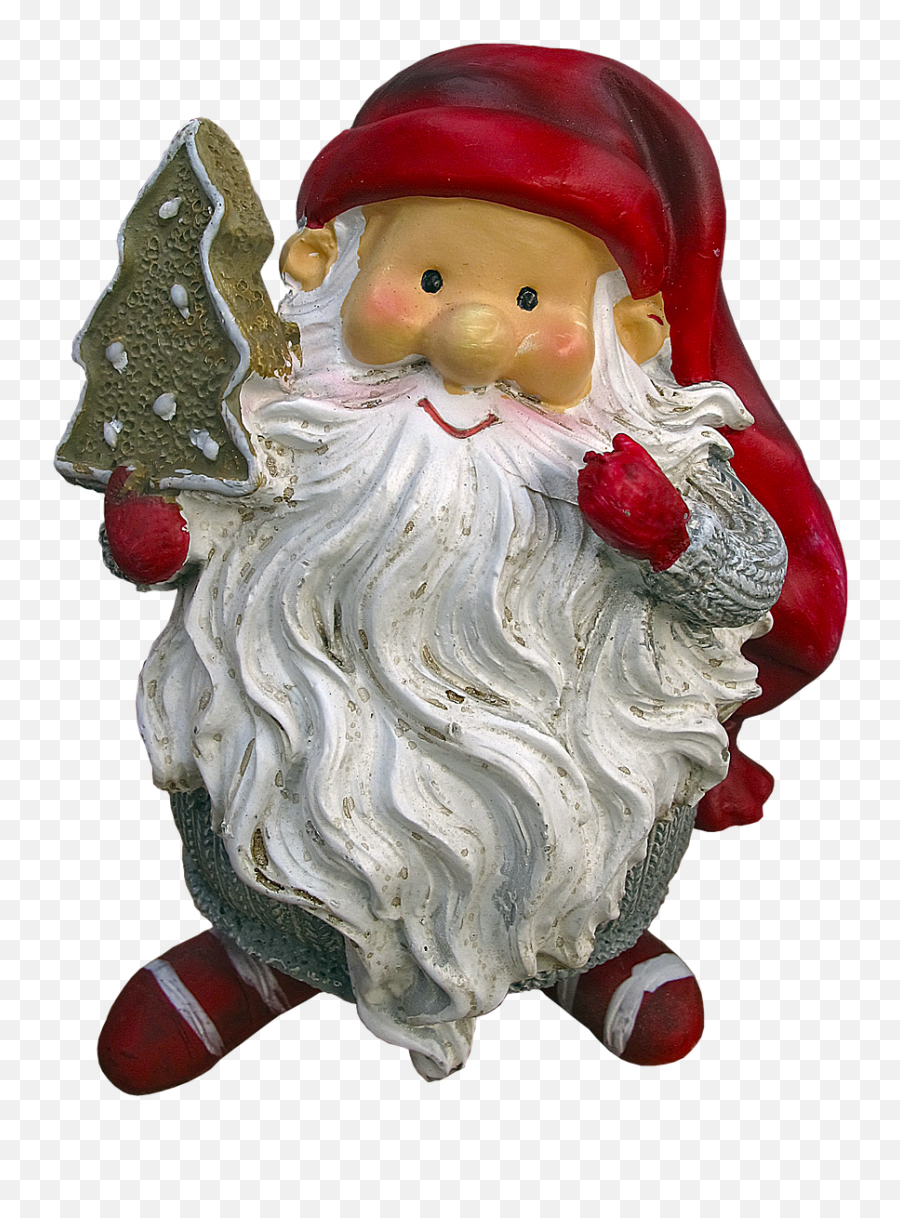 Imp Christmas Elves Santa Claus Ceramic - Santa Claus Emoji,Garden Gnome Emoji