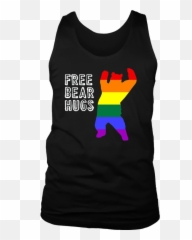 Pride Shirt Gay March Lgbtq Funny Free Bear Hugs - One Punch Man Crossfit Emoji