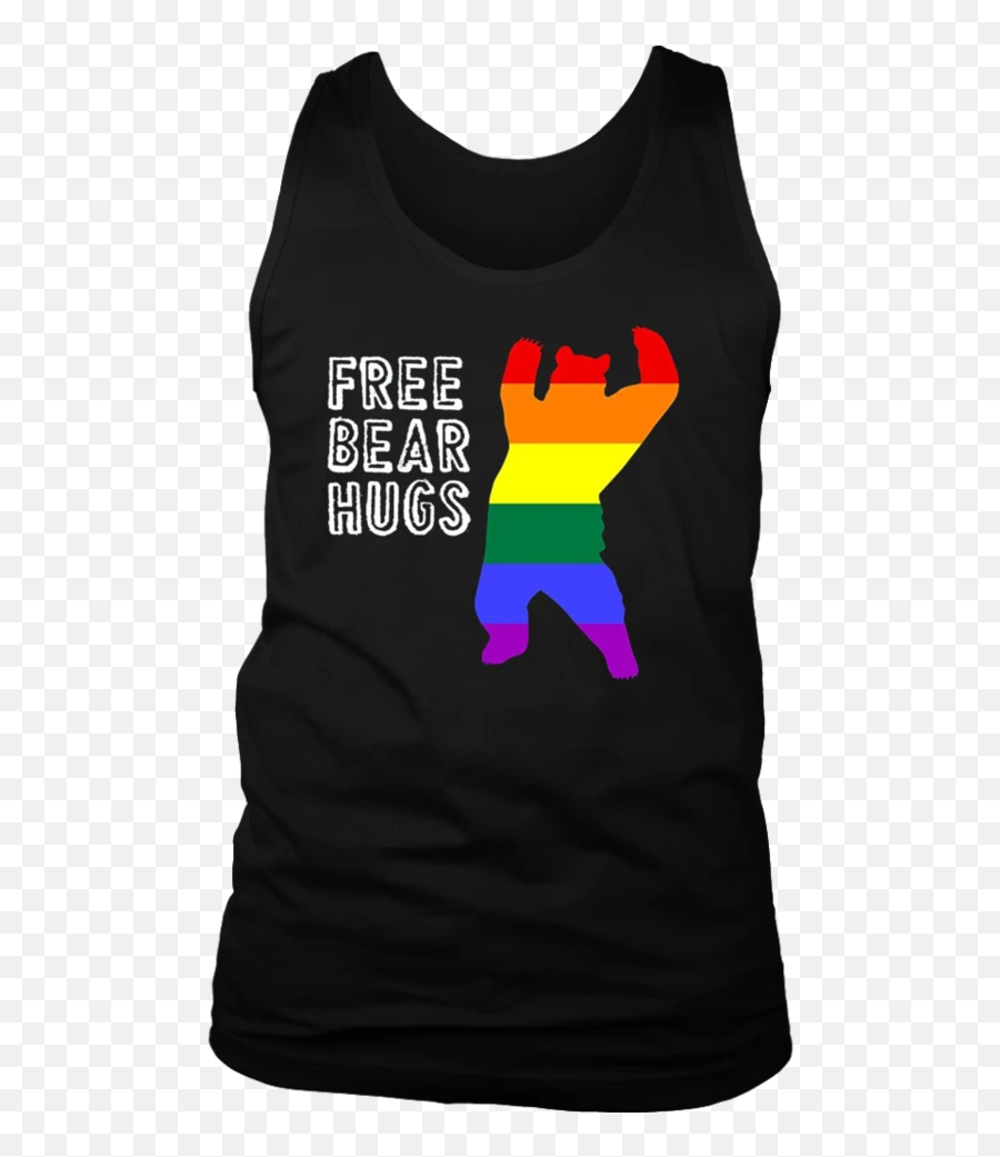 Pride Shirt Gay Pride March Lgbtq Funny Free Bear Hugs - One Punch Man Crossfit Emoji,Gay Pride Emoji