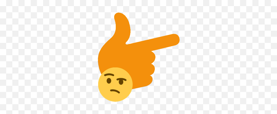 Thunk - Deformed Thinking Emoji, HD Png Download - vhv