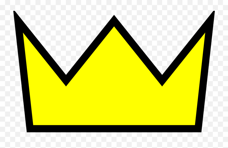 Crown Gold King Queen Yellow - Simple Crown Clipart Emoji,Queen Crown Emoji