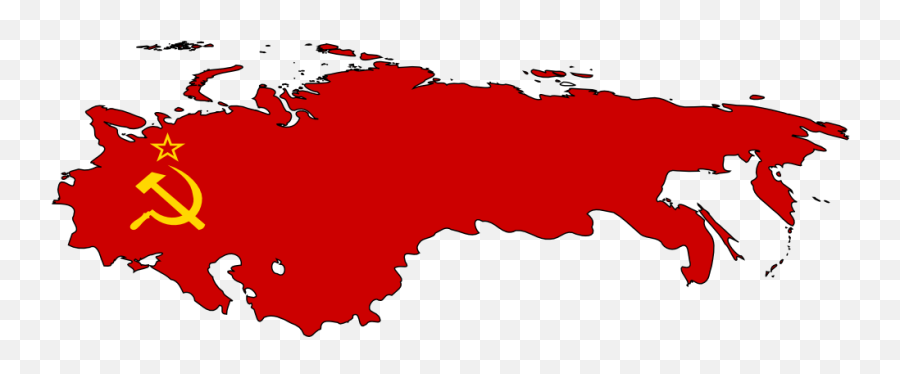 Map - Soviet Union Biggest Map Emoji,Soviet Flag Emoji