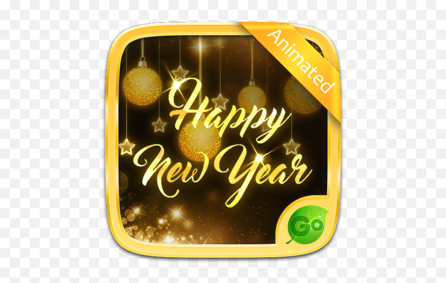 Happy New Year 2019 Go Keyboard - Calligraphy Emoji,Happy New Year Animated Emoji