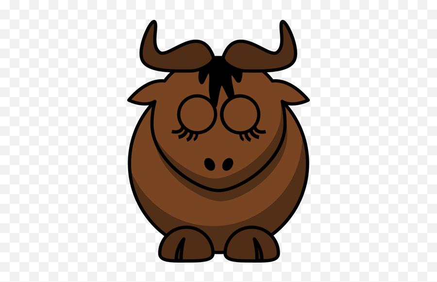 Gnu Para Dormir - Bull Clipart Emoji,Emoticones Para Wasap Gratis