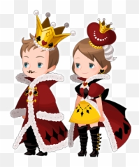 Heart King Clipart Png - King And Queen Of Hearts Clipart Emoji,Emoji Queen
