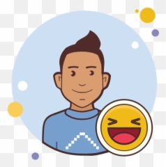 Lol Male Icon - Free Download Png And Vector Feeling Icon Emoji,Lol Emoticon