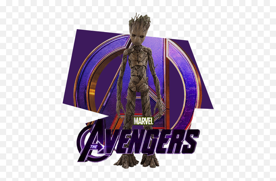 Avengers Groot - Designbust Avengers Logo Png Emoji,Groot Emoji