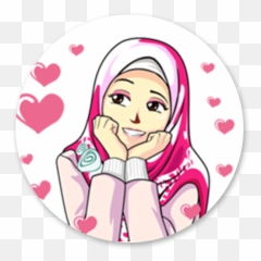 Best Sticker Cute Hijab Islamic - Wastickerapps Apps On Raihana Name Emoji,Islam Emoji