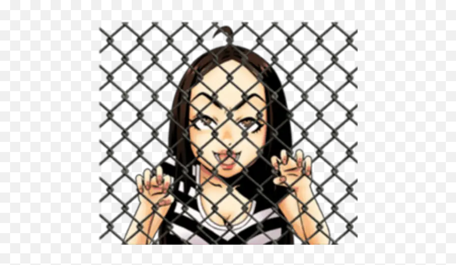 Zandy Zine Beautifulu0026crazy Stickers Per Whatsapp - Mesh Emoji,Fencing Emoji