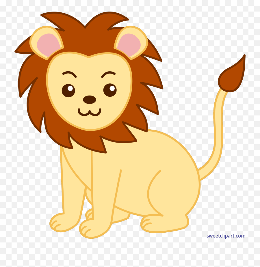 Cute Lion Clip Art - Lion Clipart Emoji,Lion Emoticons