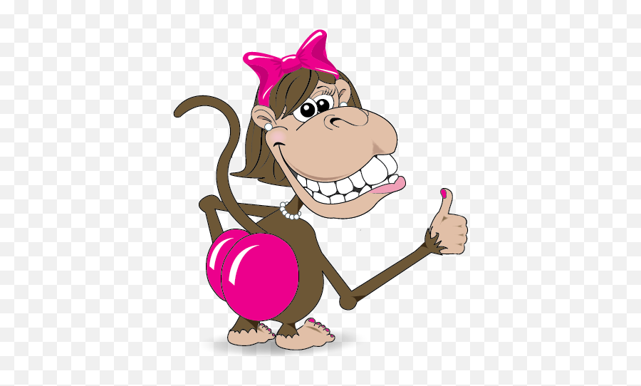 Butthole Drawing Outline Transparent - Lady Monkey Butt Powder Emoji,Bum Emoji