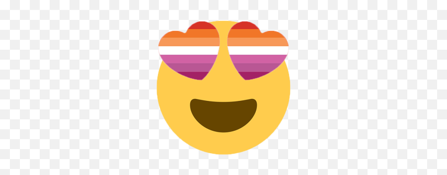 Lesbian Enby - Smiley Emoji,Hoe Emoji