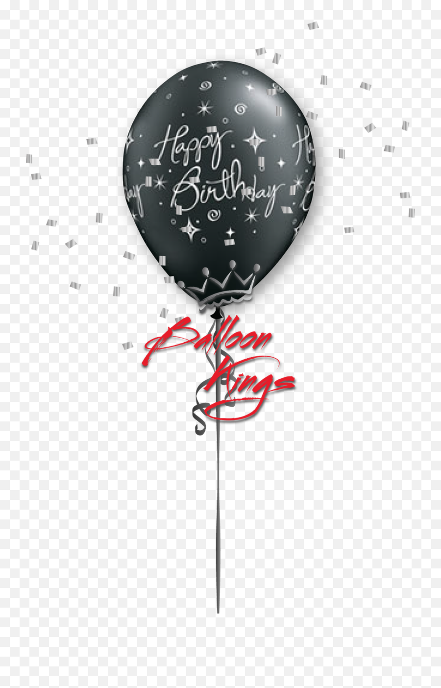 11in Latex Happy Birthday Elegant - Black Happy Birthday Elegant Emoji,Best Birthday Emoji