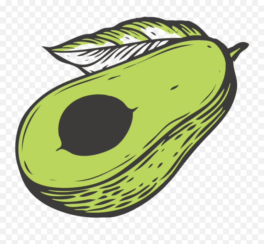 Avocado Clipart - Clip Art Emoji,Avacado Emoji