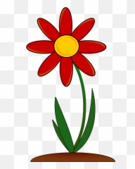 Red Flower Border Clip Art Png - Animated Picture Of Emoji