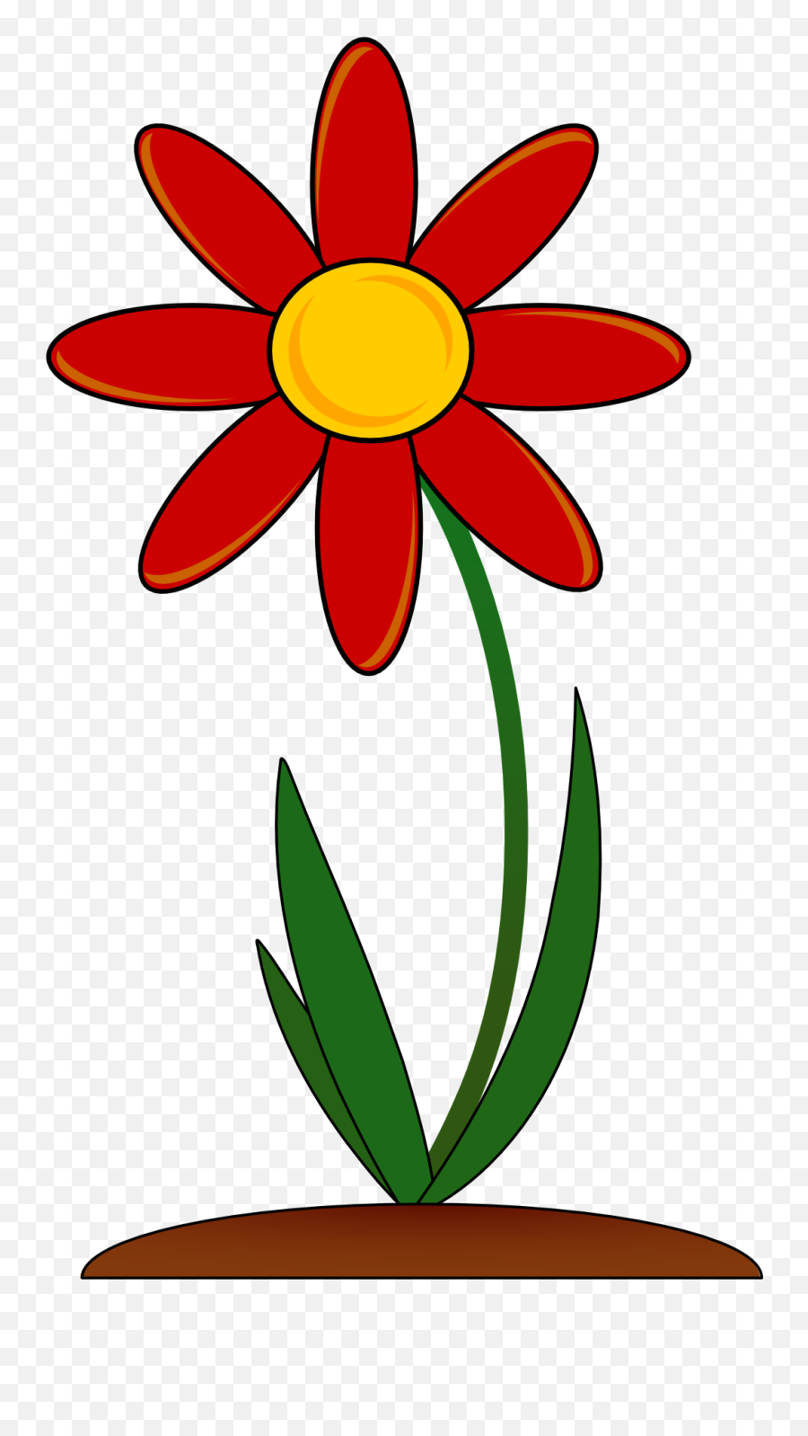 Red Flower Border Clip Art Png - Animated Picture Of Flower Emoji,Red Flower Emoji